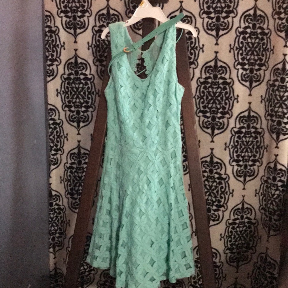 Teal dress